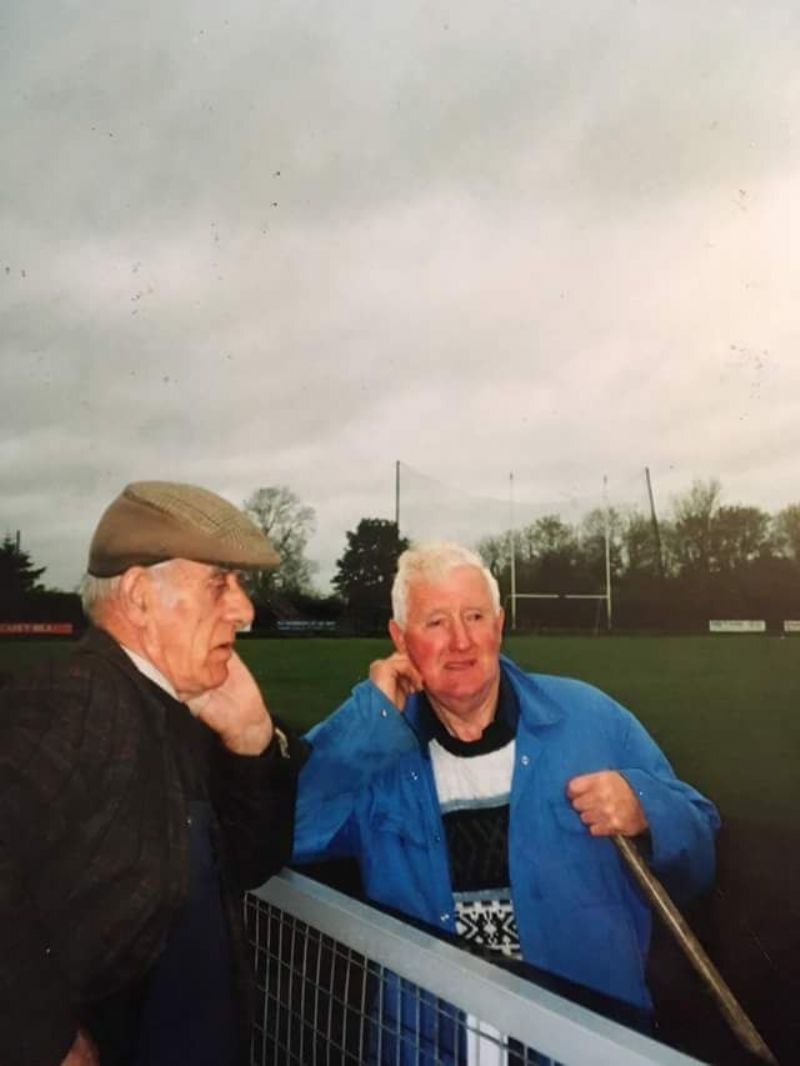 Brendan and Frank Boyle at Fr Healy Park