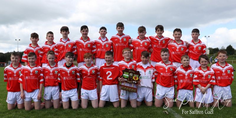 Congrats to the u14 boys All County feile Champions (Pic from The Saffron Gael)