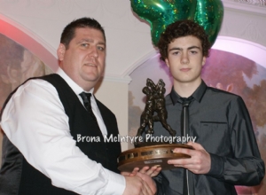 Sean McFadden receives Under 16 POTY