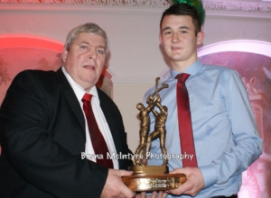 Connall Kerr receives Most Improved POTY