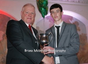 Shan McGrath receiving Minor POTY